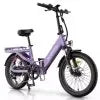 MOONCOOL Electric Bicycle for Adults 350W , 7-Speed Ebike with 36V 10.4Ah Removable Battery， 40 Miles Range , 20 mph Electric Commuter Bike for Women Men Electric Bikes