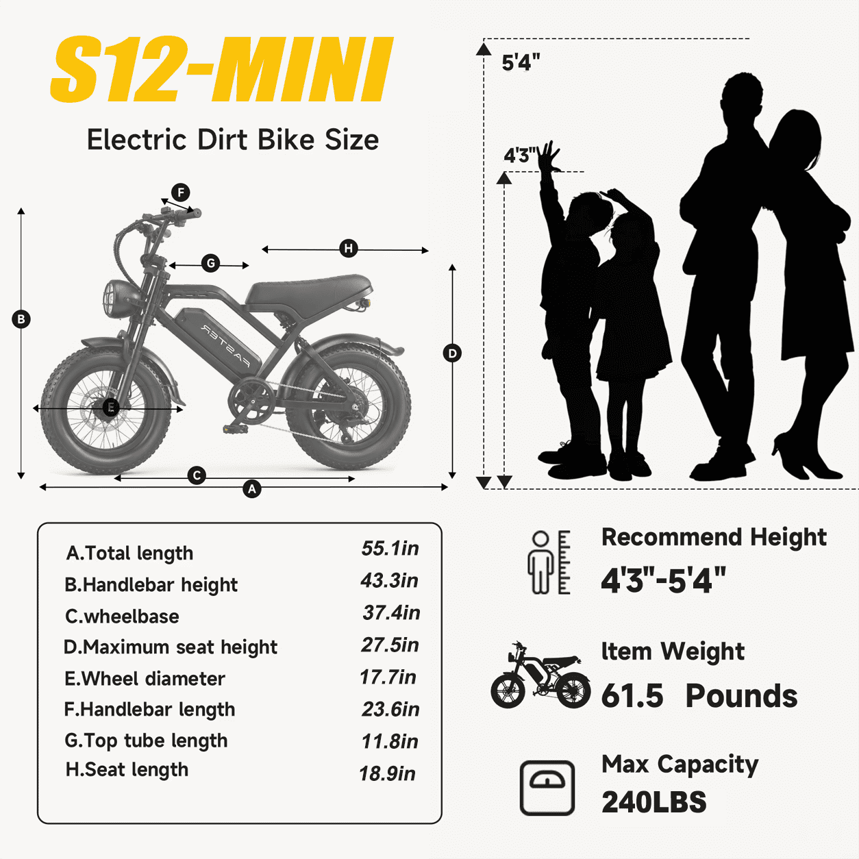 1000W Electric Bike for Teens&adults, UL2849 Certified Fat Tire E-Bike, 25MPH 48V 15.6Ah Mountain Bike , Cool off-Road Electric Bike Gift for Teenage Riders Electric Bikes