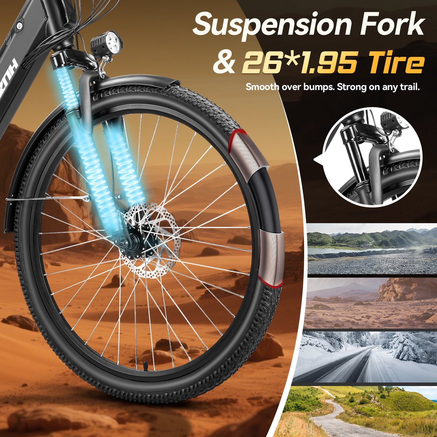 ZNH 26Low Step Commuter Electric Bike for Adults|750W Powerful Motor Adult Electric Bicycles Max 20mph|48V 13Ah Removable Battery Women City Ebike|UL2849|Black Electric Bikes