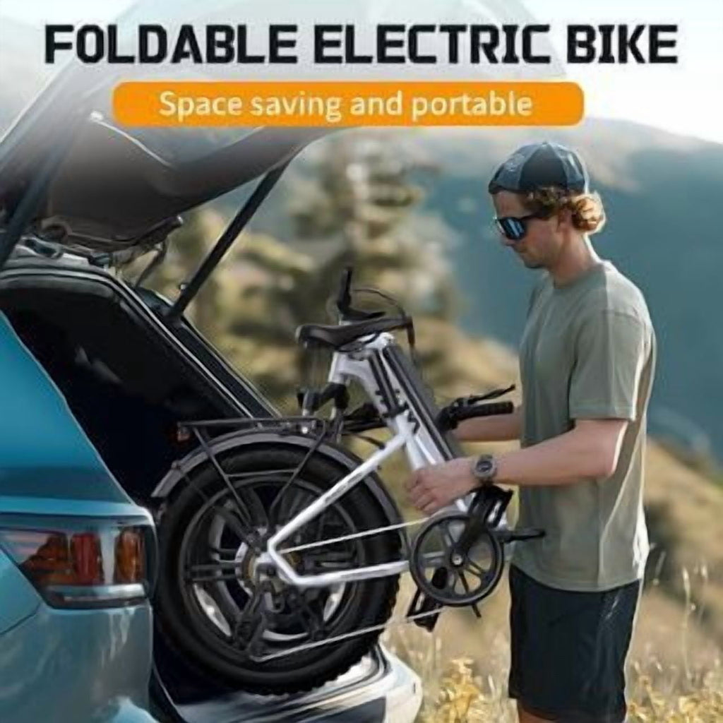 Electric Bike for Adults (Age 18+), 20x4.0 Fat Tire E-Mountain Bike, 749W Motor, 48V 15Ah Battery, 27.9 MPH, 60 Miles Range, UL2849 Electric Bikes