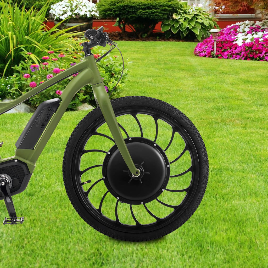 1000W Electric Bicycle Motor Wheel – High-Speed E-Bike Hub with 7-Speed Freewheel, 88.7% Efficiency, IP54 Waterproof, and 35N.m Torque Electric Bikes