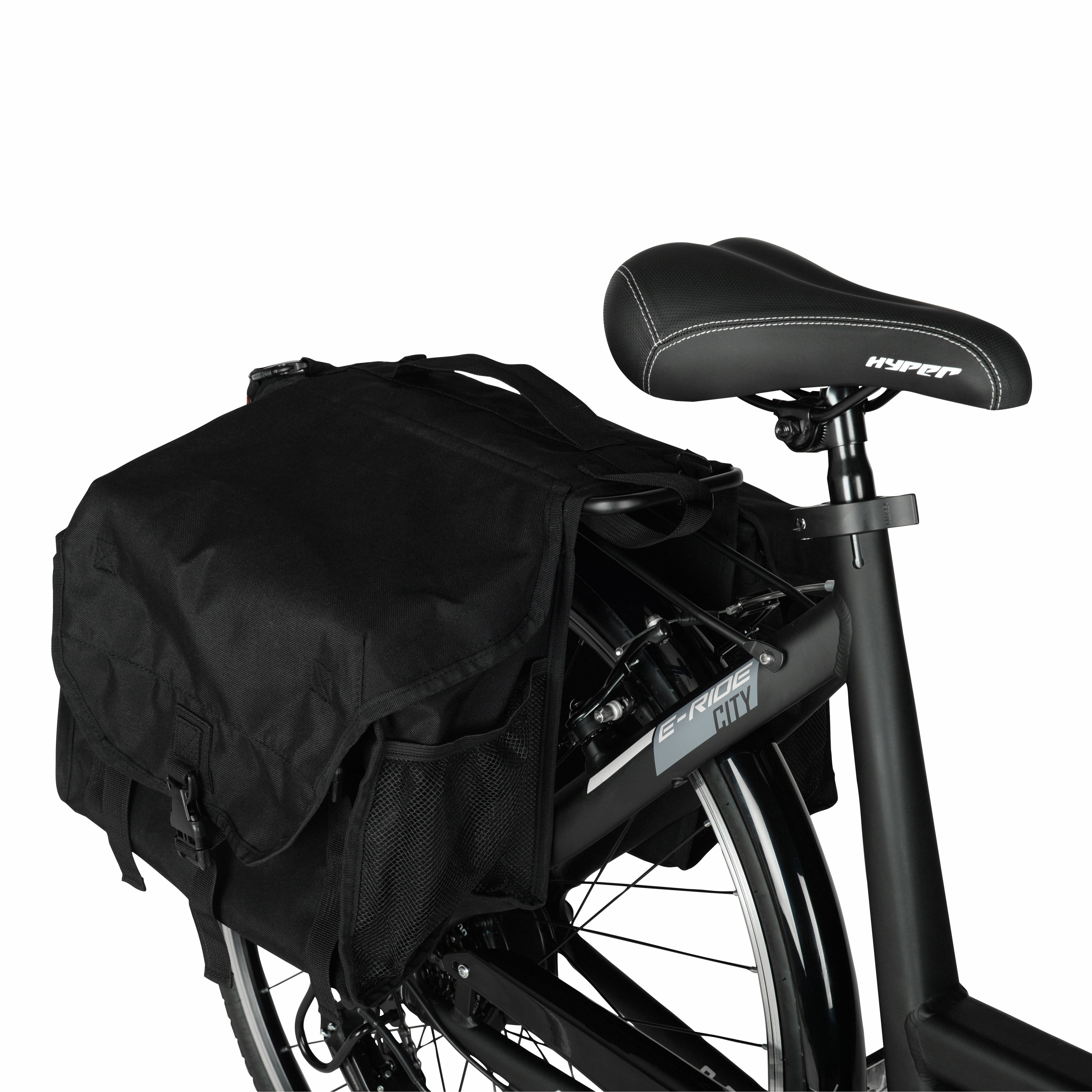 Hyper Bicycles 36V Class 2 700C Electric Commuter E-Bike, Adult Ages 13+, Pedal-Assist, 250W Motor, Black Electric Bikes