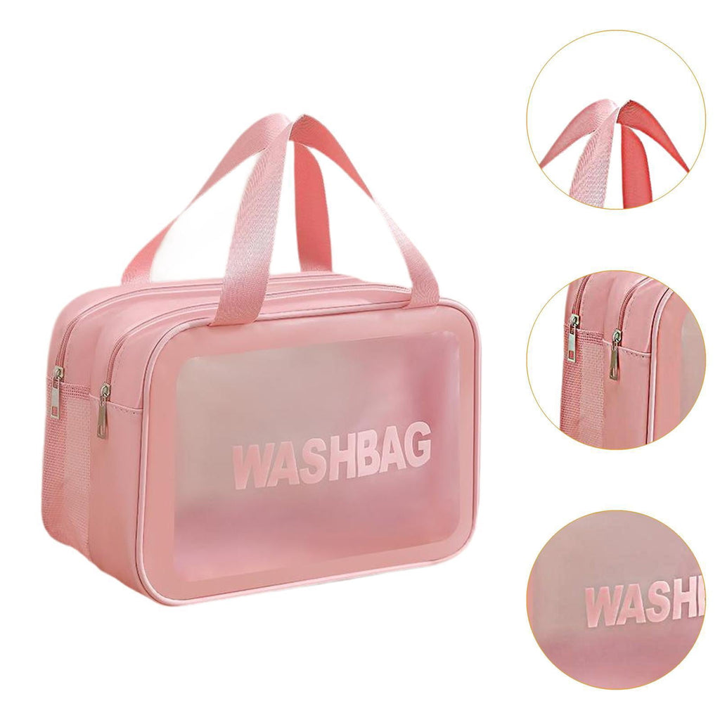 DOLITY Travel Toiletry Bag Cosmetic Bag Organizer for Swimming Sports Games Concert Pink M Electric Bikes