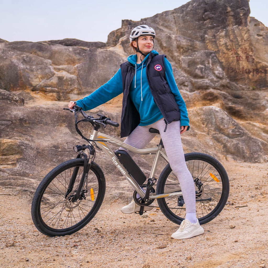 5TH WHEEL WLB17 26 Electric Bike for Adult, 500W Peak Electric Bike with 36V 10.4Ah Removable Battery, Electric Bicycle with 7 Speed, UL2849 Electric Bikes