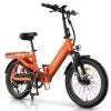 MOONCOOL Electric Bicycle for Adults 350W , 7-Speed Ebike with 36V 10.4Ah Removable Battery， 40 Miles Range , 20 mph Electric Commuter Bike for Women Men Electric Bikes