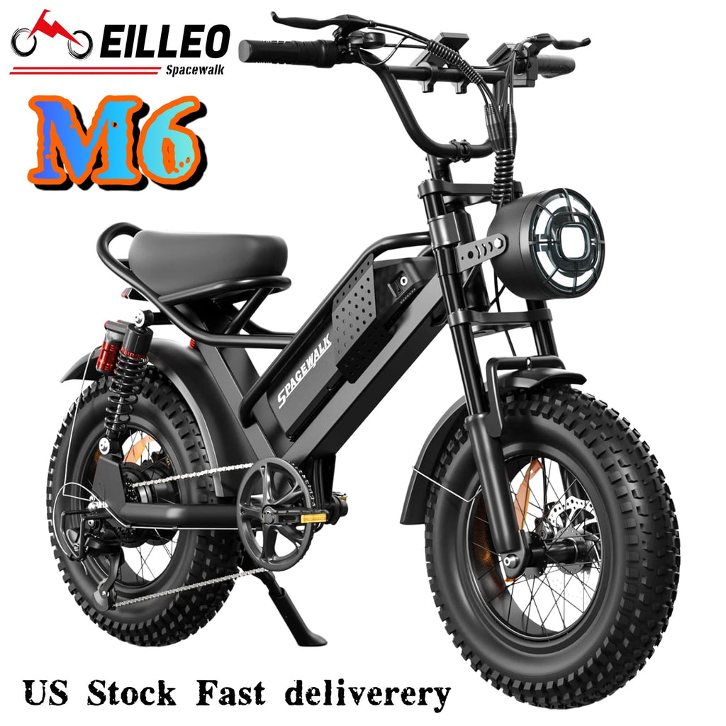 21.7MPH Spacewalk 16 Fat Tire Electric Bike,750W Motor,48V 15Ah Removable Battery,Compact Ebike for Adult and Teens Electric Bikes