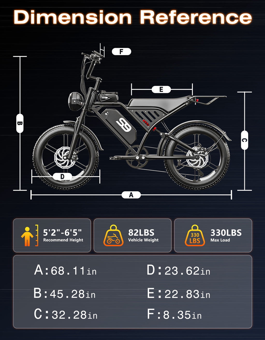 AZHAR Off-Road Electric Mountain Bike for Adults, 20*4 Fat Tire E-Bike, 48V 20Ah Removable Battery, 750W Rated (2500W Peak) Motor, 32MPH Max Speed , UL2849 Certified Electric Bikes