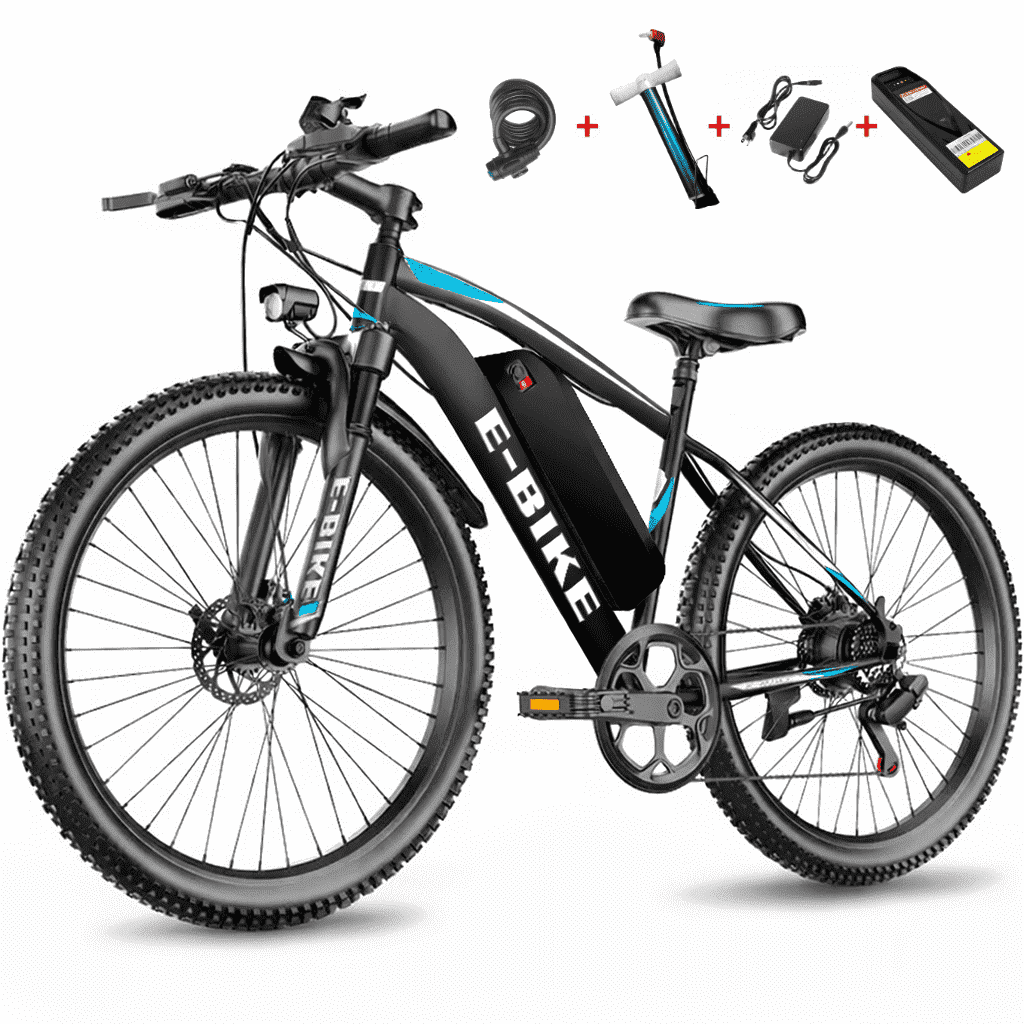 26 Electric Bike for Adults, ebike 750W Peak Power Motor, 25MPH 35Miles Electric Mountain Bike with 432Wh 12Ah Removable Battery, 7-Speed,UL 2849 Electric Bikes