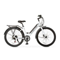 Concord 27.5 Step-Thru Electric Bike, 36V, Class 2, Aluminum, 49 Pounds, White, Unisex, Fits Riders 5'1 - 6'1 Electric Bikes