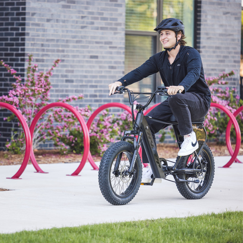 Hyper Bicycles 20 Ultra 40, 36V Electric Bike, Adult Ages 13+, 250W Motor, Matte Black Electric Bikes