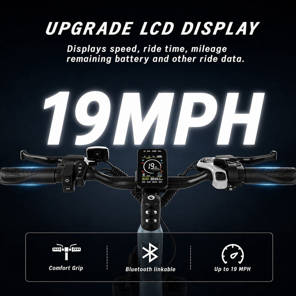 Electric Bike for Adults, 350W Motor 26'' Wheel Up to 50 Miles 19MPH E-Bike with 48V 9Ah Removable Battery UL2849 Electric Bikes
