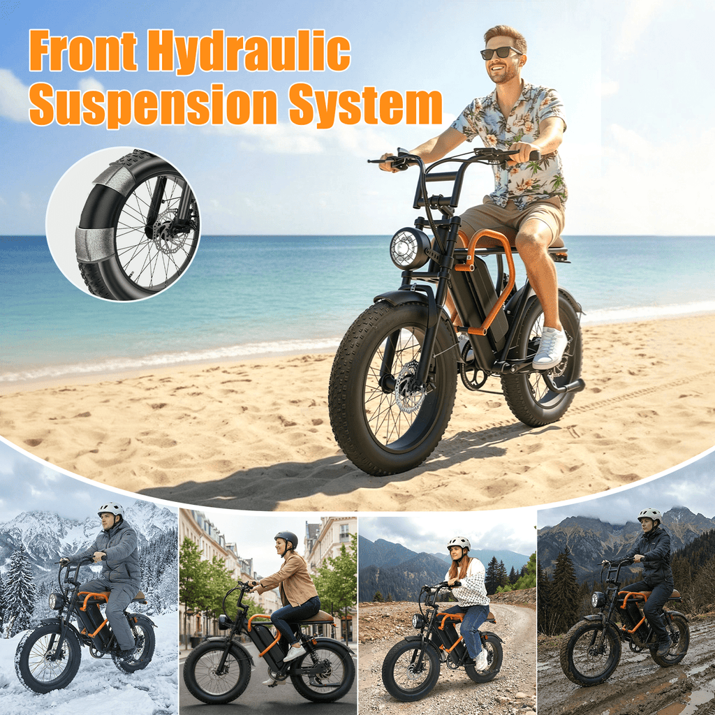 Bycyla Electric Bike for Adults, Peak 1500W 30MPH, 48V 20Ah Electric Bicycle, Full Suspension, 7-Speed,50 Miles Long Range, E Mountain Bike,UL2849 Electric Bikes