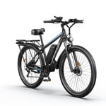 FENGQS Q8 Electric Bike for Adults, Peak 2000W Motor 48V 17.5Ah, 21-Speed Ebike, 80 Mile 35MPH Electric Mountain Bike, Front Suspension, (Red)UL 2849 Electric Bikes