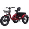 NOMIGO Electric Tricycle for Adults, 500W Motor, 48V 15Ah Battery, 20x4 Fat Tire 3-Wheel Electric Bike, 7-Speed, Rear Basket, Black Electric Bikes