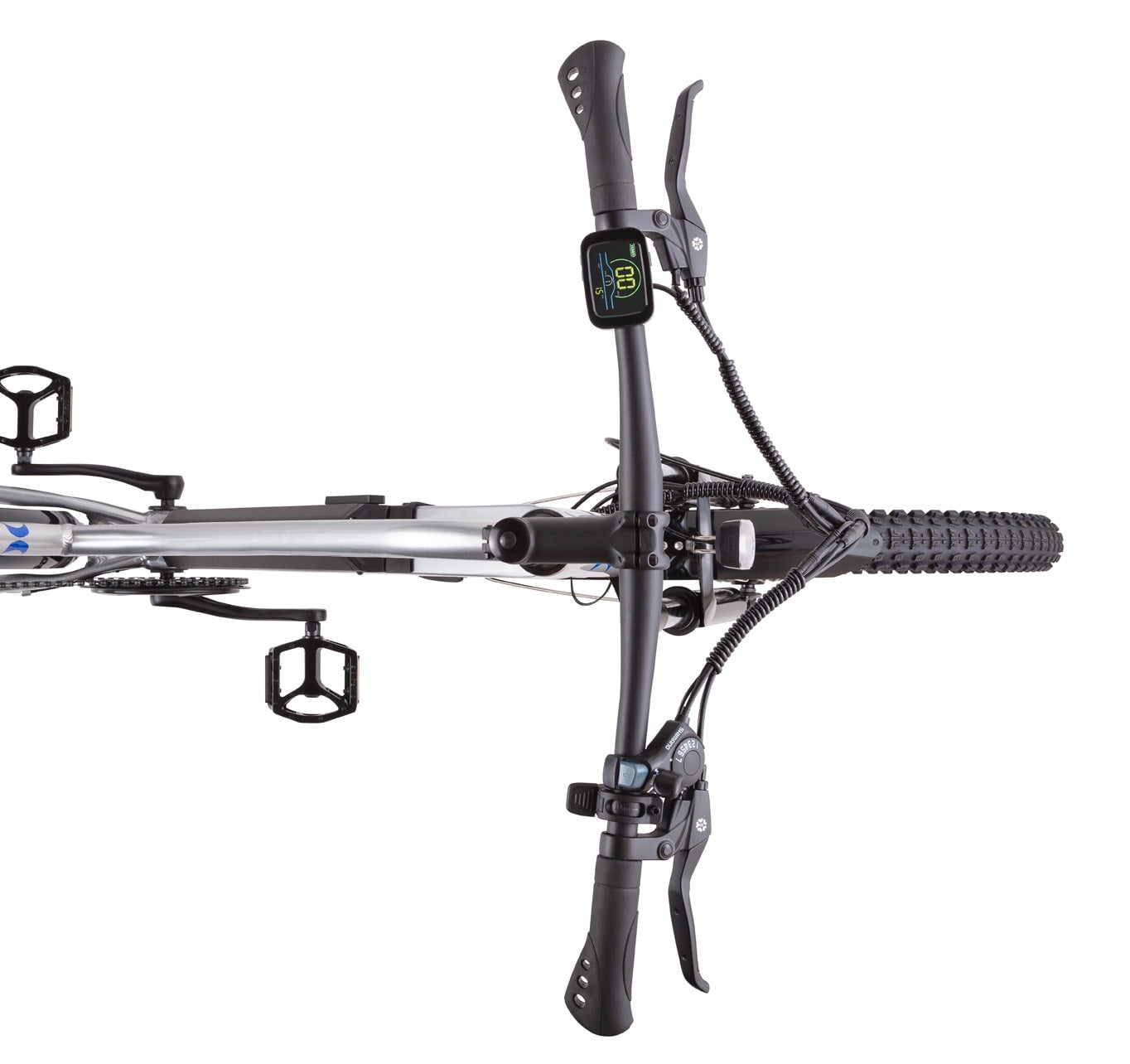 Hurley HE-13-SV-23 J-Bay E-All Road Single Speed Electric Bike, Silver Electric Bikes