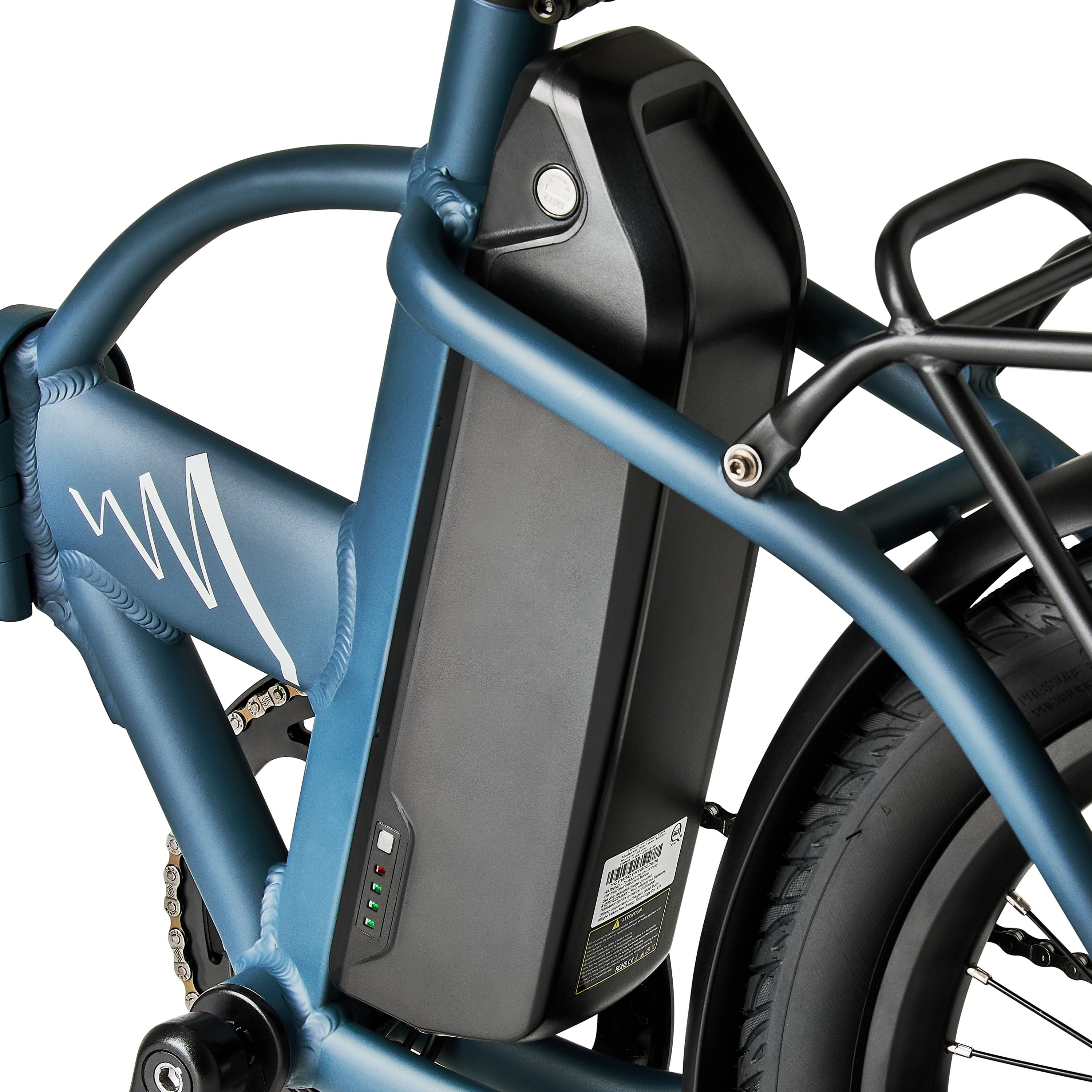 Concord 20 Urbanfold Electric Folding Bike, 36V, Class 2, Blue, Fits Riders 4'11 - 6'2, Adult, Unisex Electric Bikes