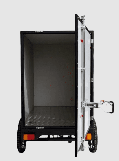 Electric Delivery Cargo Trike Bicycle 500W Motor 48V Battery Box Truck 3 Wheel Utility Bike 660 lb Load Pedal Assist LED System Black Electric Bikes