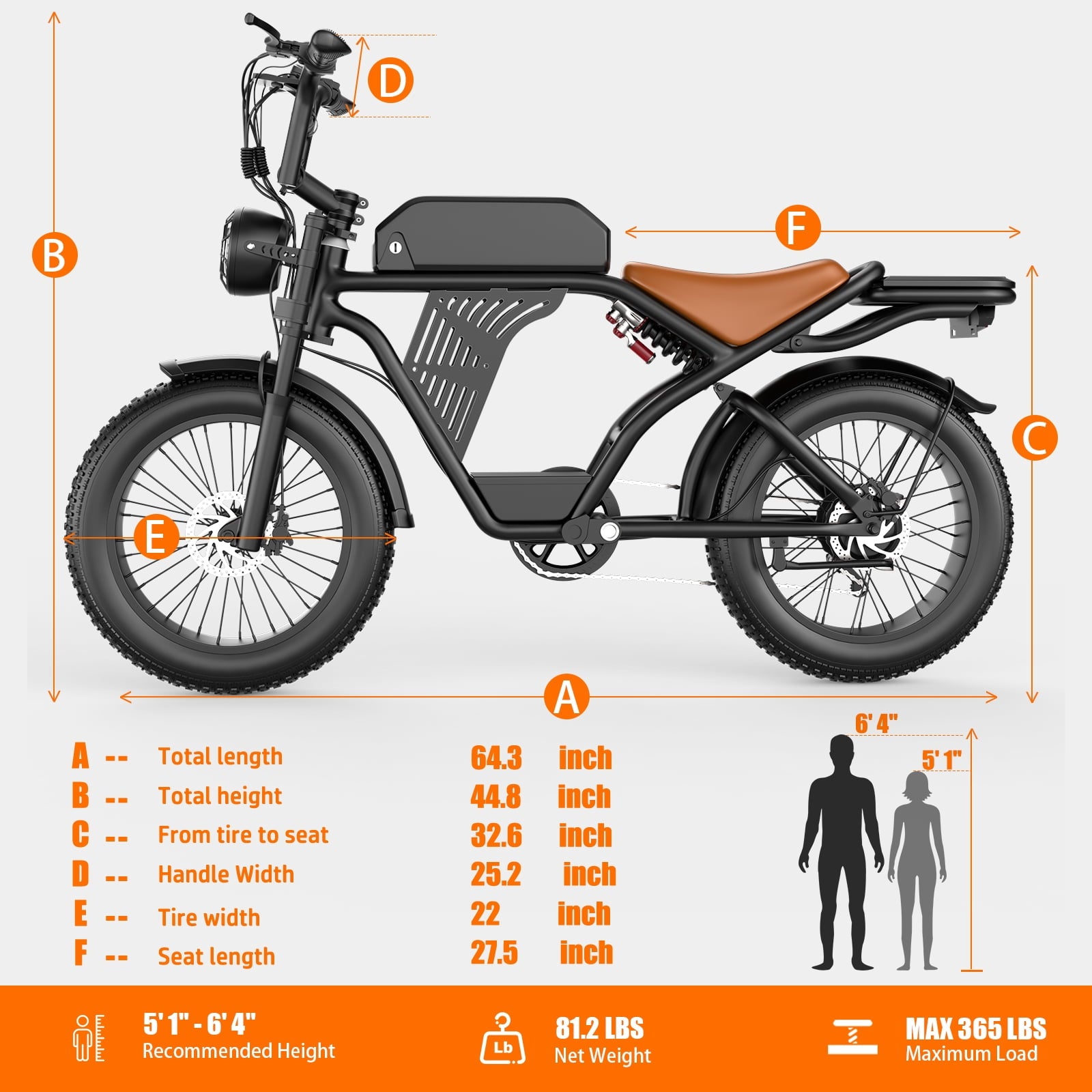 ASKGO Electric Bike for Adult, 2200W Peak Electric Dirt Bike, 100 Miles, 7 Speed Electric Motorcycle, 48V Removable Battery, 20 Fat Tire Off Road Ebike, Full Suspension Ebike for Snow/Beach/Mountain Electric Bikes
