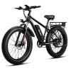 AMYET EB26 Electric Bike for Adults, Peak 1500W 48V 15Ah, 26 Fat Tire Ebike, E-Mountain Bicycle, UL2849 Electric Bikes