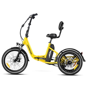 Addmotor CITYTRI E-310 PLUS Folding Electric Trike, 90MI Electric Tricycle for Adults, 750W 48V 20Ah 3 Wheel Electric Bikes, Step-Thru Etrike, Differential, Parking Brake Electric Bikes