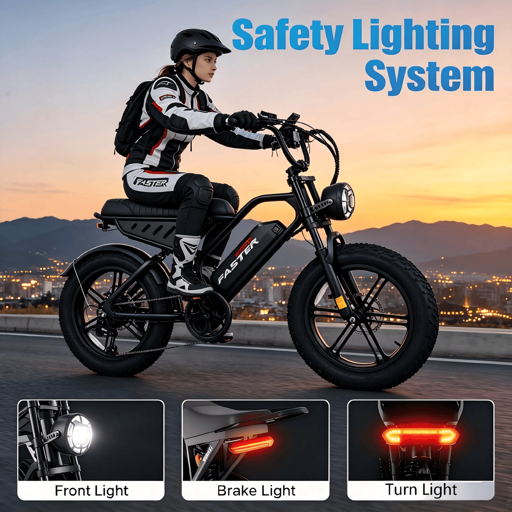 1500W Electric Bike for Adults, 48V 15.6AH Removable Battery, 28MPH Max Speed, Full Suspension & 20X4 Fat Tire E-bike, UL2849 Certified Mountain Bike with Long Seat Electric Bikes