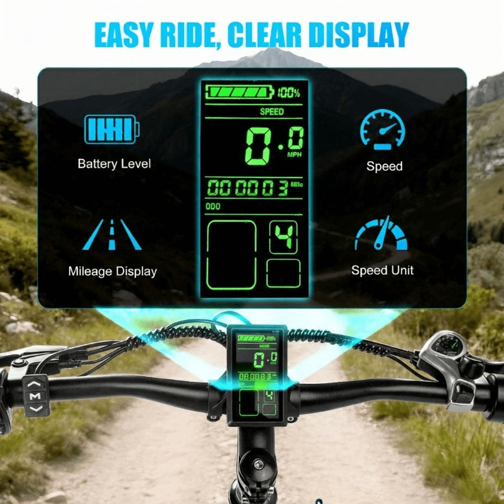 EOEOTWO 26 Fat Tire Electric Bike for Adults, 1500W Peak Motor, 48V 20Ah Battery Mountain Bike, 30 MPH Top Speed, Front Suspension & Dual Disc Brakes, 330 lbs Max Load All-Terrain E-Bike UL 2849 Electric Bikes