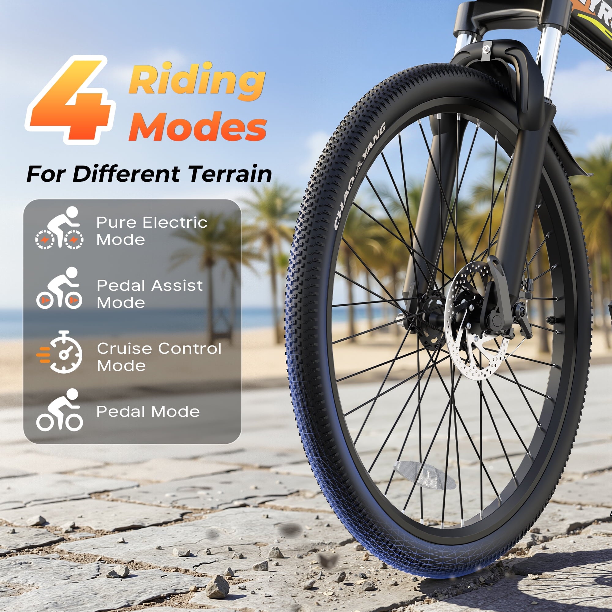 FLYRUN 26 Electric Bike for Adults,Folding Ebike with Peak 750W Motor,48V 374.4Wh Removable Battery,LCD Display,up to 20 mph,UL2849 Electric Bikes