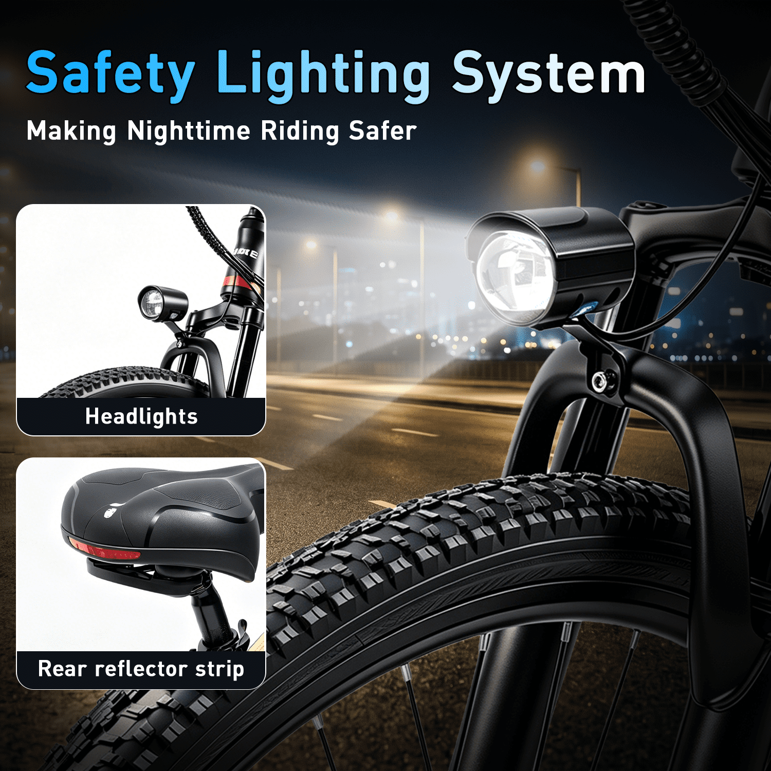 Adults 20MPH Electric Mountain Bicycles,500W Peak 749W Motor, 40 Miles Range,26 Commuting E bike with 432Wh Removable Battery,7 Speeds,UL2849 Certified Electric Bikes
