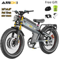 6000W ANIIOKI A9 Pro Max Electric Off-Road Bike for Adults,Dual Motors,60V 80Ah Battery,45 MPH,26x4.8 Fat Tires,Full Suspension E-Bike Electric Bikes