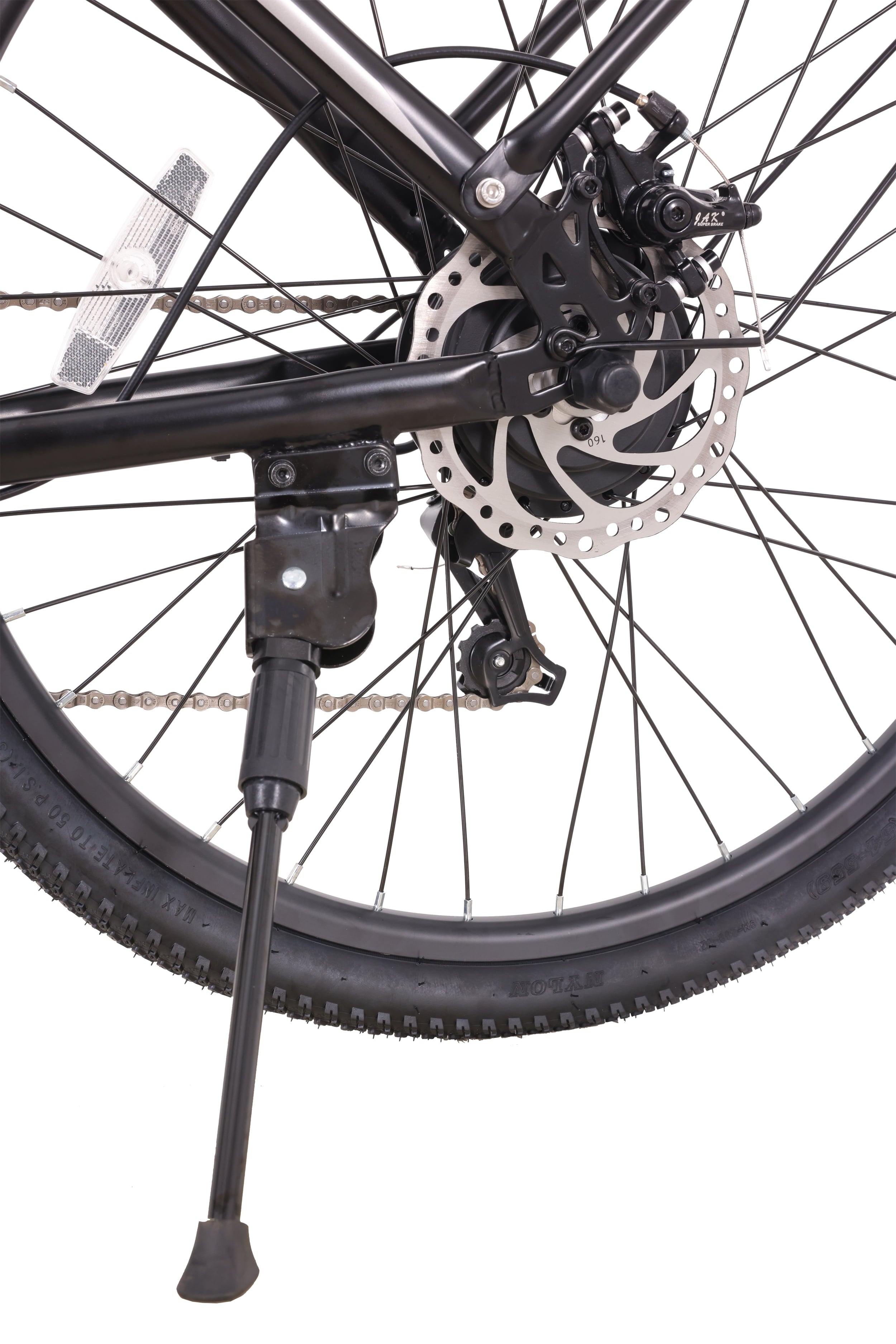 Concord Commutr 26'' Electric Bike, 350W Motor, Class 2, Black, Fits Riders 5'2-5'10 Electric Bikes
