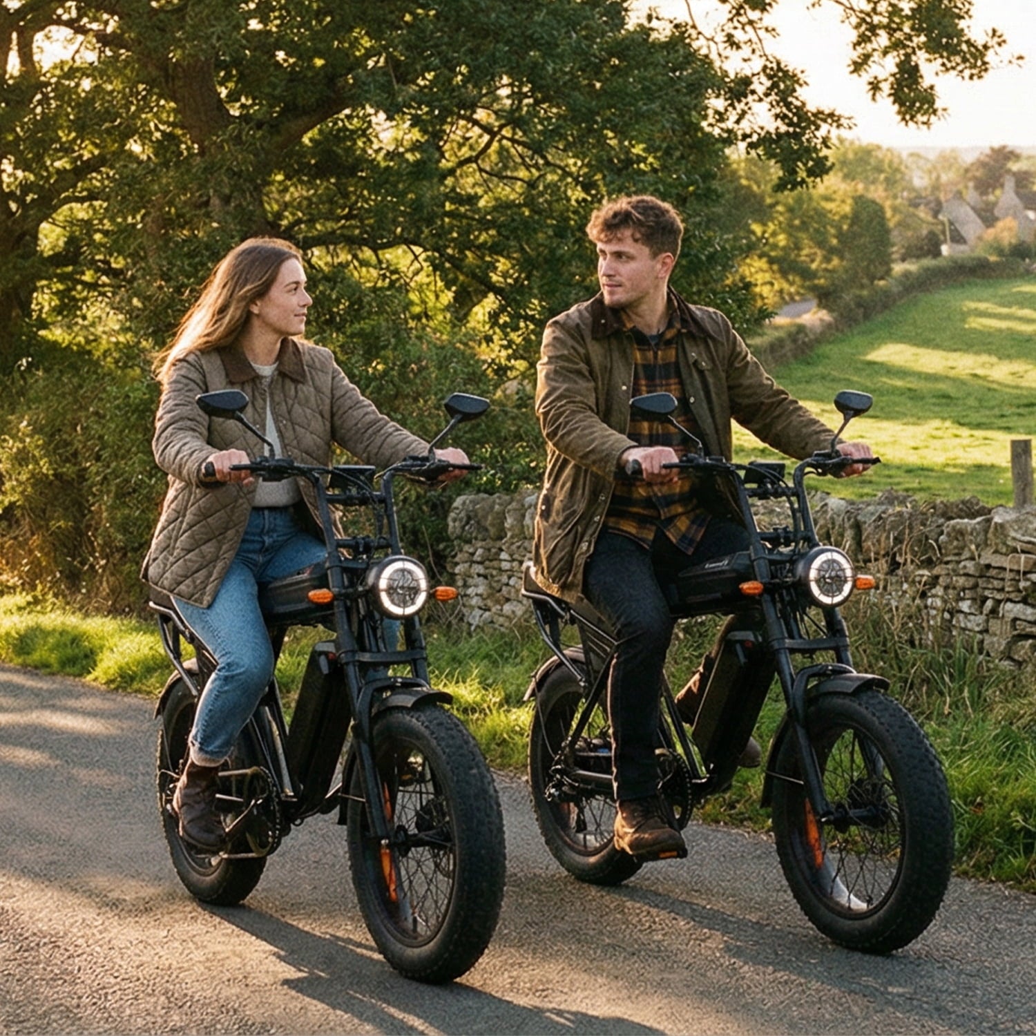 48V 15Ah Electric Bike – 1500W Brushless Motor, 28MPH Top Speed, 30-50 Mile Range, 20×4 Tires, 485lbs Max Load, Removable Battery Electric Bikes