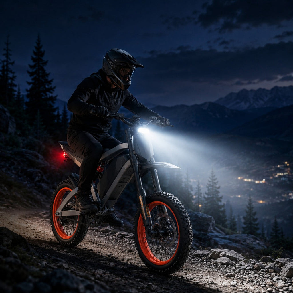 MOCRXO J300 Electric Bike for Adults, 20*4.0 Fat Tire E-Mountain Bicycle,Peak 1000W Motor 48V 18Ah 7-Speed E-Bike UL2849, LCD Display Electric Bikes