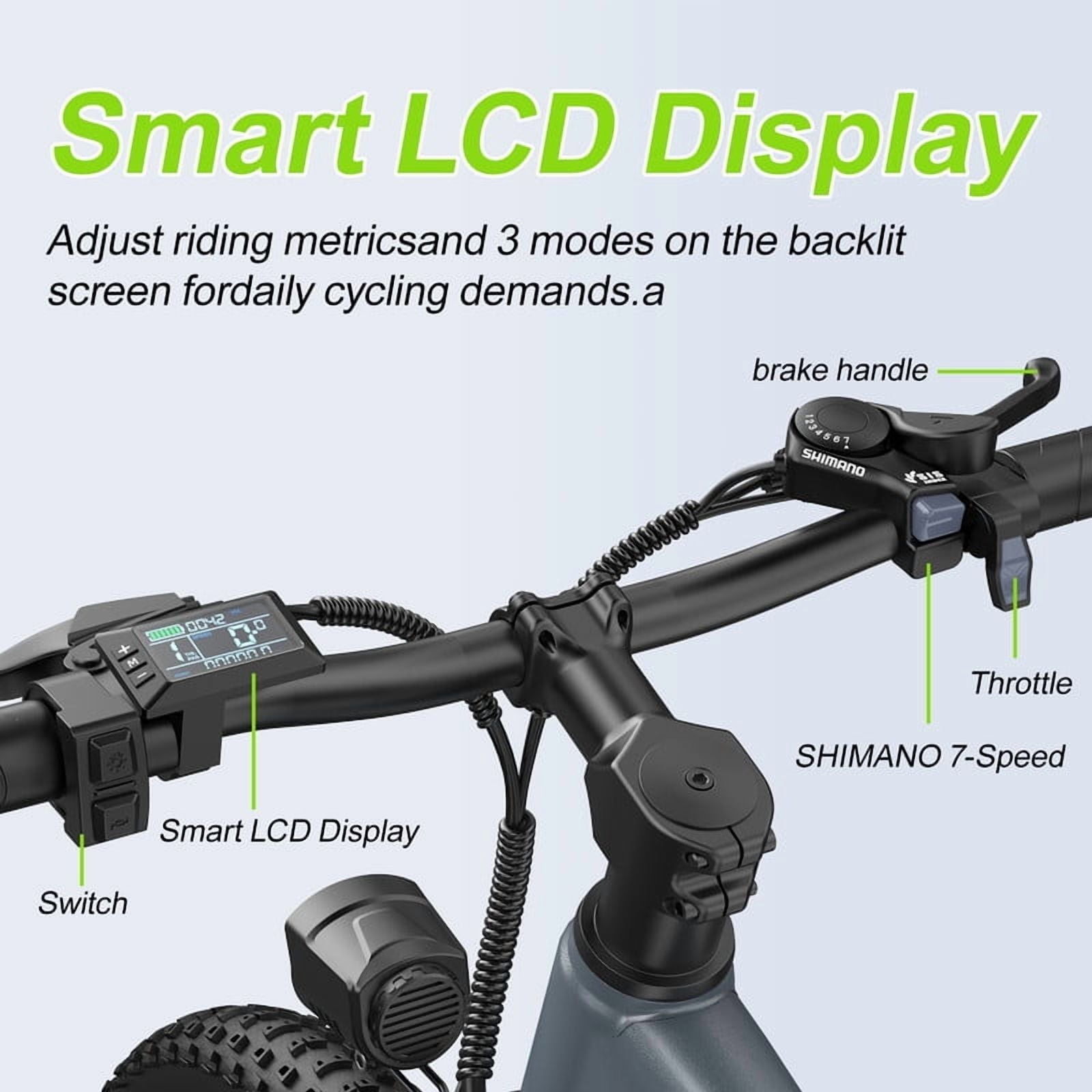 26 Electric Bike for Adults, 749W Motor, 22MPH, 40 Miles Range, 7-Speed Commuter City E-Bike Electric Bikes
