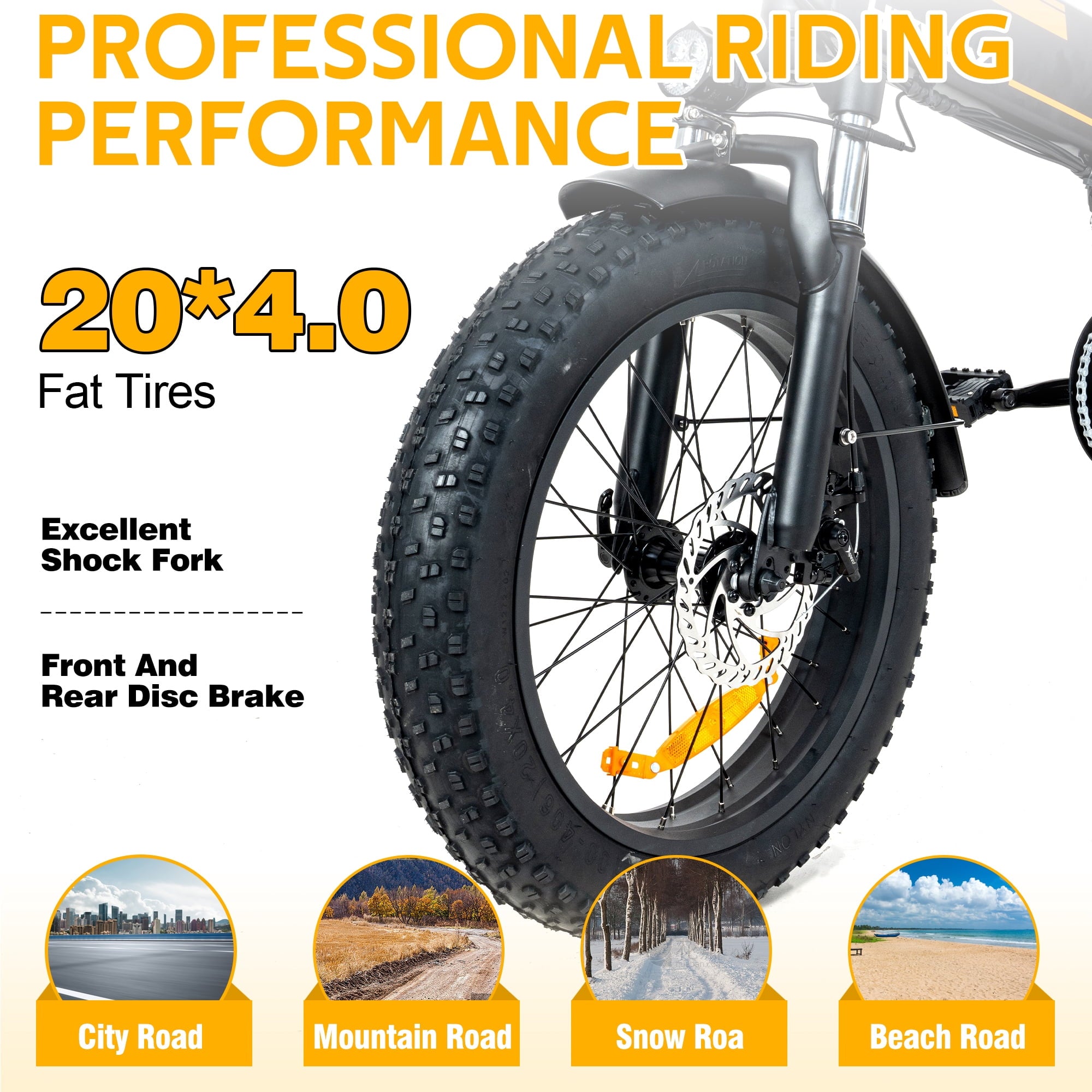 HITWAY BK10M Electric Bicycles with 750W Motor, Electric Bike for Adults 20 x4.0 Fat Tire, 48V 12AH Removable Battery E Bike, UL2849 Certified Electric Bikes
