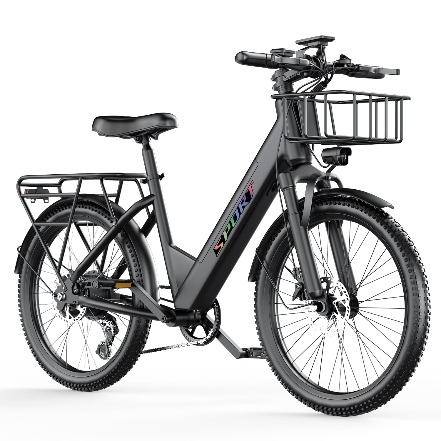 F26-1500W Off-Road Electric Bike, 26 Tire 55 Miles Electric Bike ,48V 10.5 Internal Battery (Removable), Top Speed 30MPH, Electric Mountain Bike Beach Bike, Professional 7 Speed UL2849 Electric Bikes