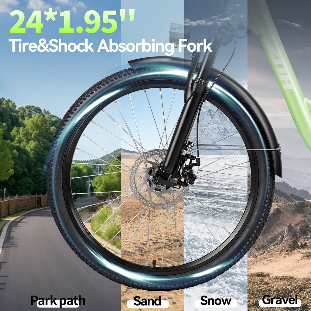 ZNH 24 Electric Bike for Adults 16+, 700W Motor Ebike with 48V 13Ah Battery, 20MPH Max Speed, UL2849 Certified, Recreational Use Only Electric Bikes