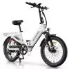MOONCOOL Electric Bicycle for Adults 350W , 7-Speed Ebike with 36V 10.4Ah Removable Battery， 40 Miles Range , 20 mph Electric Commuter Bike for Women Men Electric Bikes