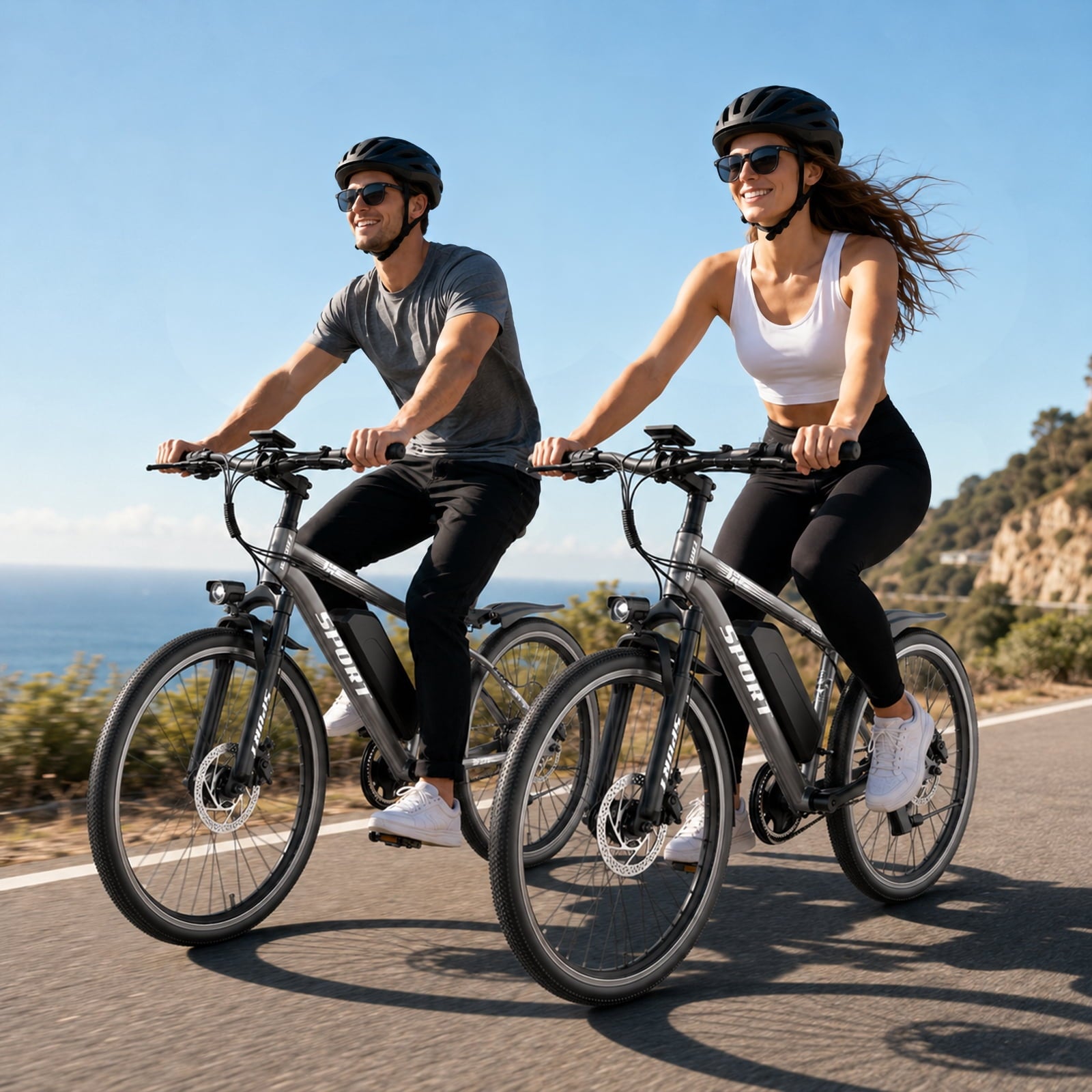G26Electric Bike for Adults, 26 750W Peak Motor, 65 Miles 28MPH Ebike, 480Wh Battery Electric Bicycle for Adults 7 Speed Electric Bicycles Front Fork Suspension,UL2849 Electric Bikes