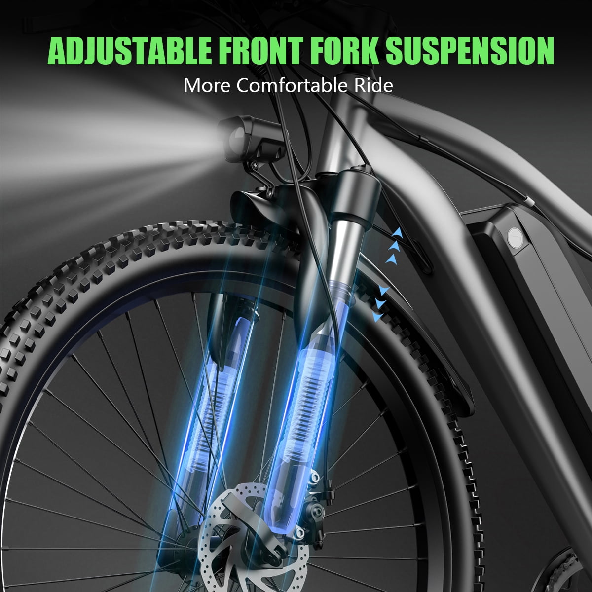 Electric Bike for Adults,1200W Peak Ebike, 50Miles 25MPH Commuting Electric Mountain Bike, 26 Adult Electric Bicycle with Removable Battery, 21 Speed,UL All Terrain E-Bike Electric Bikes