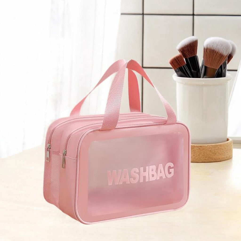 DOLITY Travel Toiletry Bag Cosmetic Bag Organizer for Swimming Sports Games Concert Pink M Electric Bikes