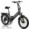 MOONCOOL Electric Bicycle for Adults 350W , 7-Speed Ebike with 36V 10.4Ah Removable Battery， 40 Miles Range , 20 mph Electric Commuter Bike for Women Men Electric Bikes