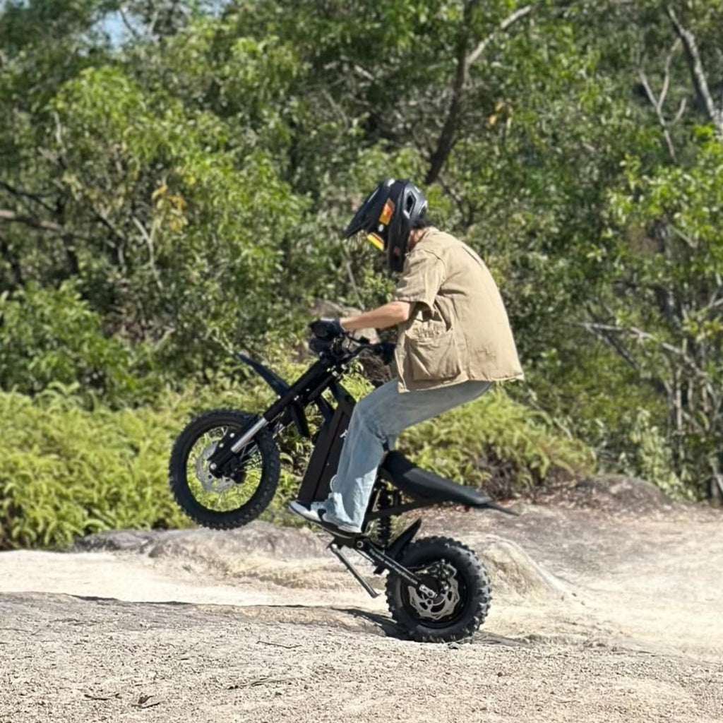 Freego X0 Electric Mountain Bike for Adults & Teens,3600W(Peak),60V 23AH Battery,40 MPH Top Speed,50 Miles Range,14/10 Tires,UL2849 Electric Bikes