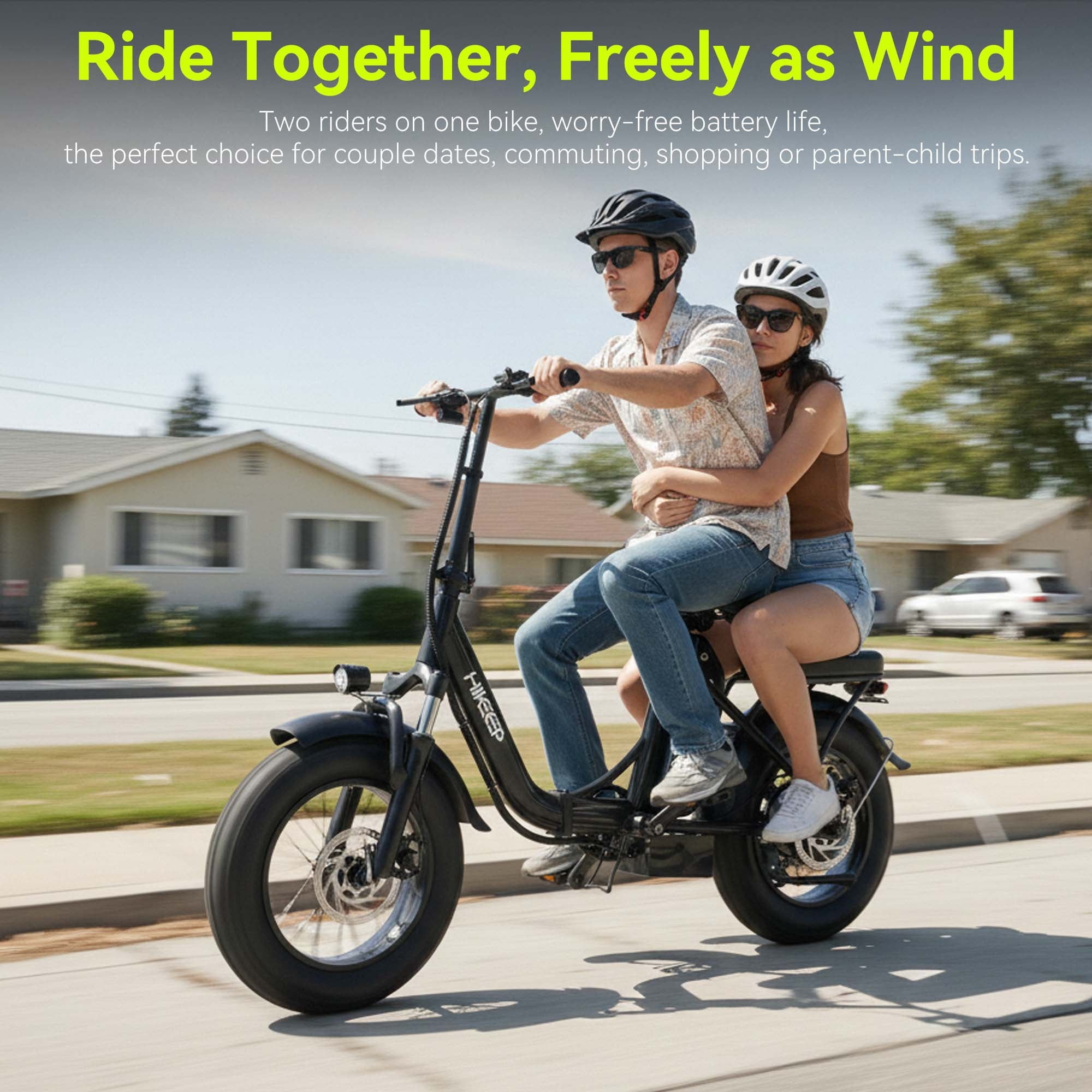 1200W Peak Folding Fat Tire Electric Bike for Adults with Removable 48V 10Ah Lithium Battery, Dual Disc Brakes, UL Certified E-Bike, White Electric Bikes