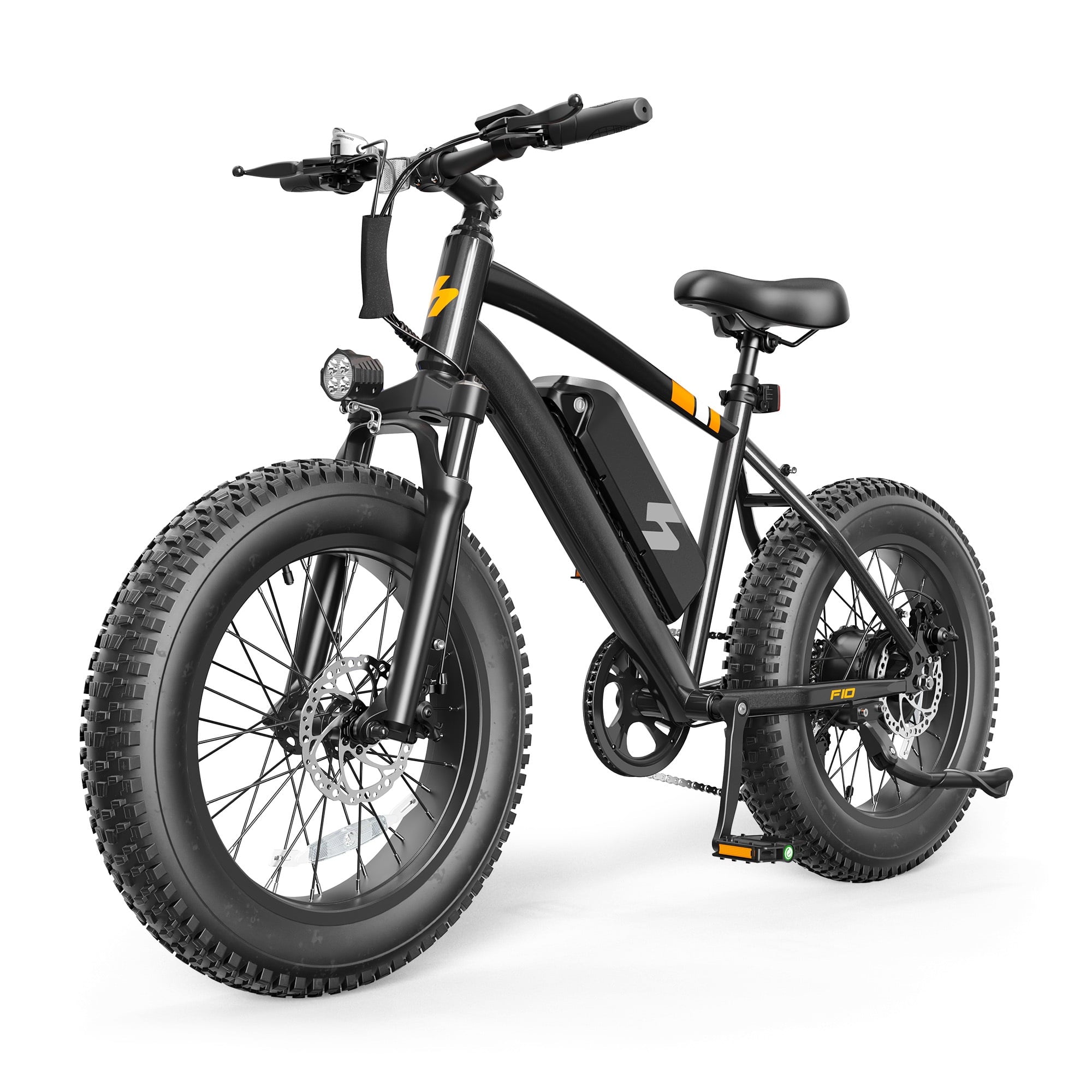 Actbest 26 Electric Fat Tire Bike for Adults, 1500W Peak 28 MPH, 48V 10.4Ah Battery, 20x4.0, 7 Speed, E-Mountain Bike for Man Teen Electric Bikes