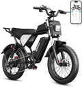 Bopzin Electric Bike for Adults,Peak 1500W App & Anti-Theft, 48V/25Ah, 20x4.0 Fat Tire Ebike, E-Mountain Bike Tested Under UL2849 Electric Bikes