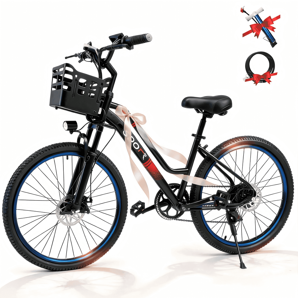 BroPath Electric Bike for Adults,26Electric Bike,40+ Miles,7-Speed,25MPH by 800W(Peak) Motor Mountain Ebike,576Wh Internal Battery,Electric Bicycles for Commuting,Lightweight Ebike,UL2849 Electric Bikes
