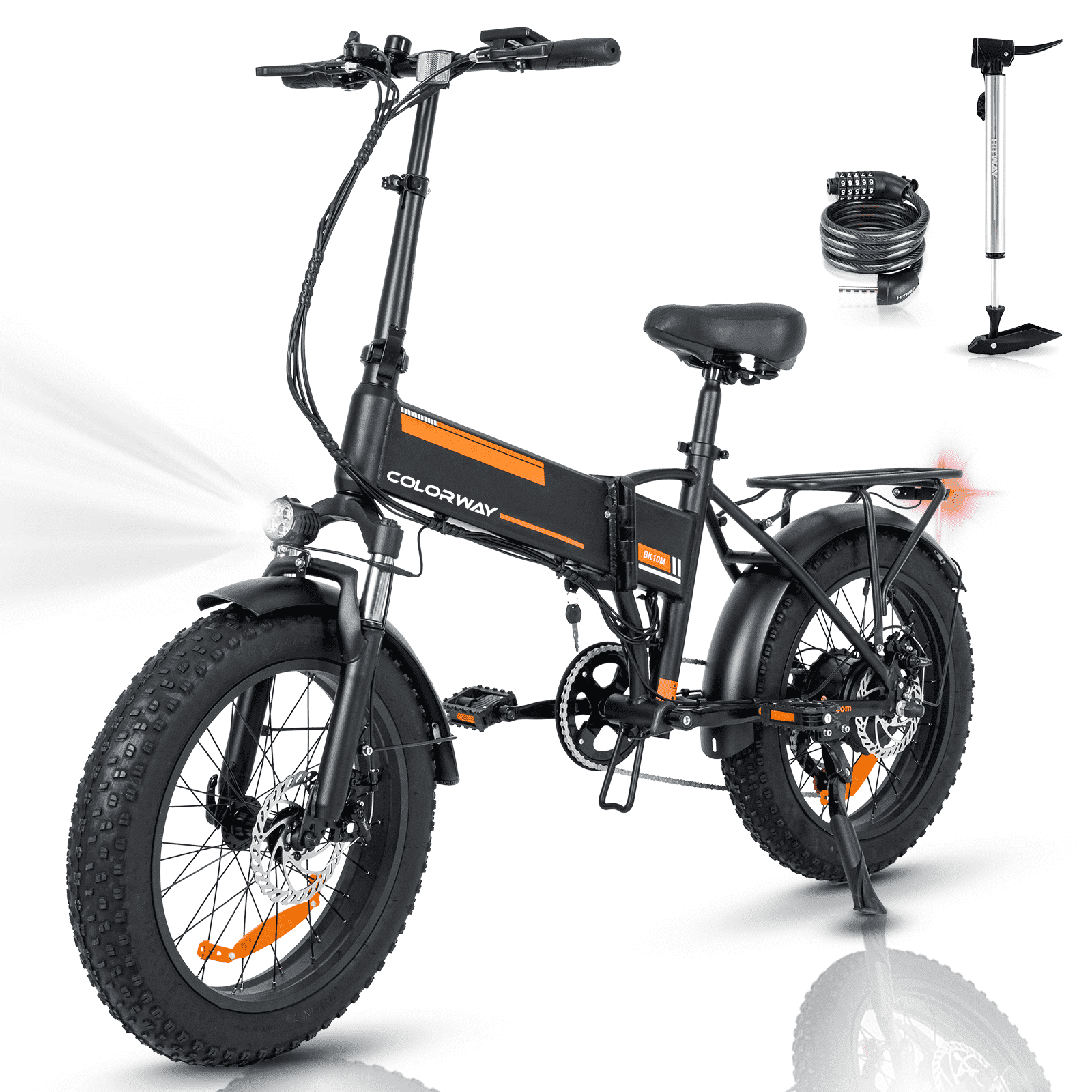 COLORWAY 750W Electric Bike for Adults , 20X4.0 Electric Bicycles with 36V/12AH Removable Battery E Bikes UL2849 Electric Bikes