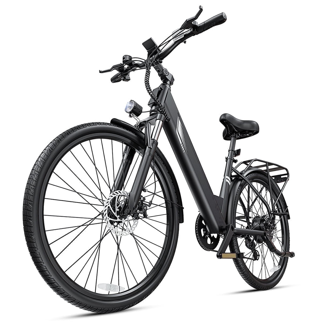 DYU C7L Electric Bike for Adults, 26 Peak 1000W Motor Ebike, 48V 10.4Ah Removable Battery, 45 Miles Max 20MPH, 7 Speed Electric Bicycle UL2849 Electric Bikes