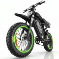 HiKeep Electric Mountain Bike for Adults, 1500W 3000W Peak Dirt E-Bike, 20 Fat Tire, 52V 40Ah Battery, 40 mph, UL2849 Electric Bikes