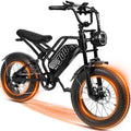ESKUTE Electric Dirt Bike for Adults & Teens, 1500W Motor, 30+ MPH, 48V 20.8Ah Removable Battery, 20 Fat Tires, 7-Speed, NFC Unlock, Black Electric Bikes
